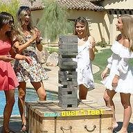 Kusar Game - Gray Giant Jenga  - Party Rentals